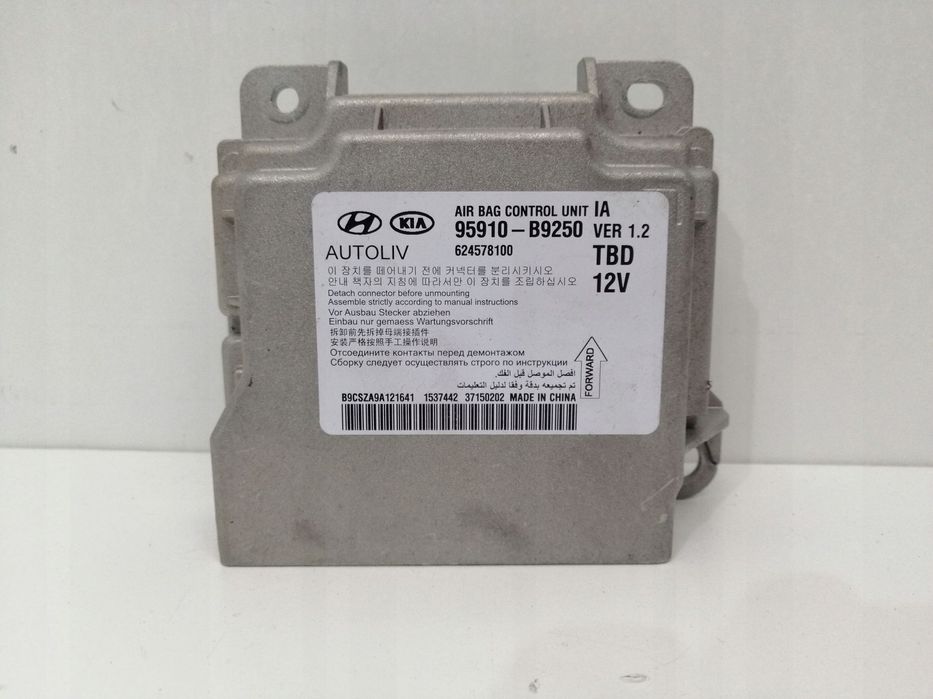 hyundai i10 ii moduł sensor symbol y61 airbag poduszek 2013-