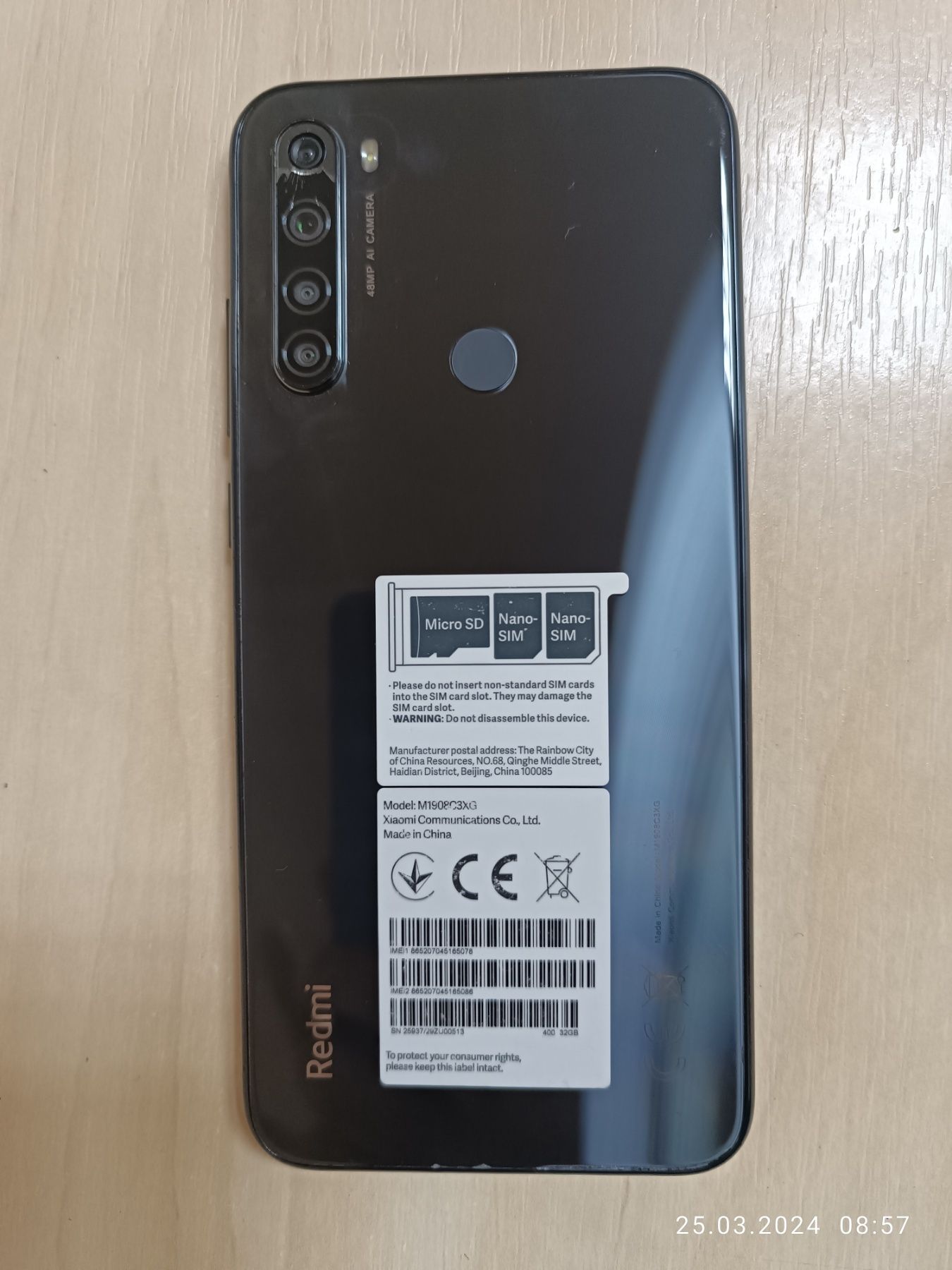 Телефон Xiaomi redmi note 8T (3/32) з NFC.
Сучасний смартфон в дуже га