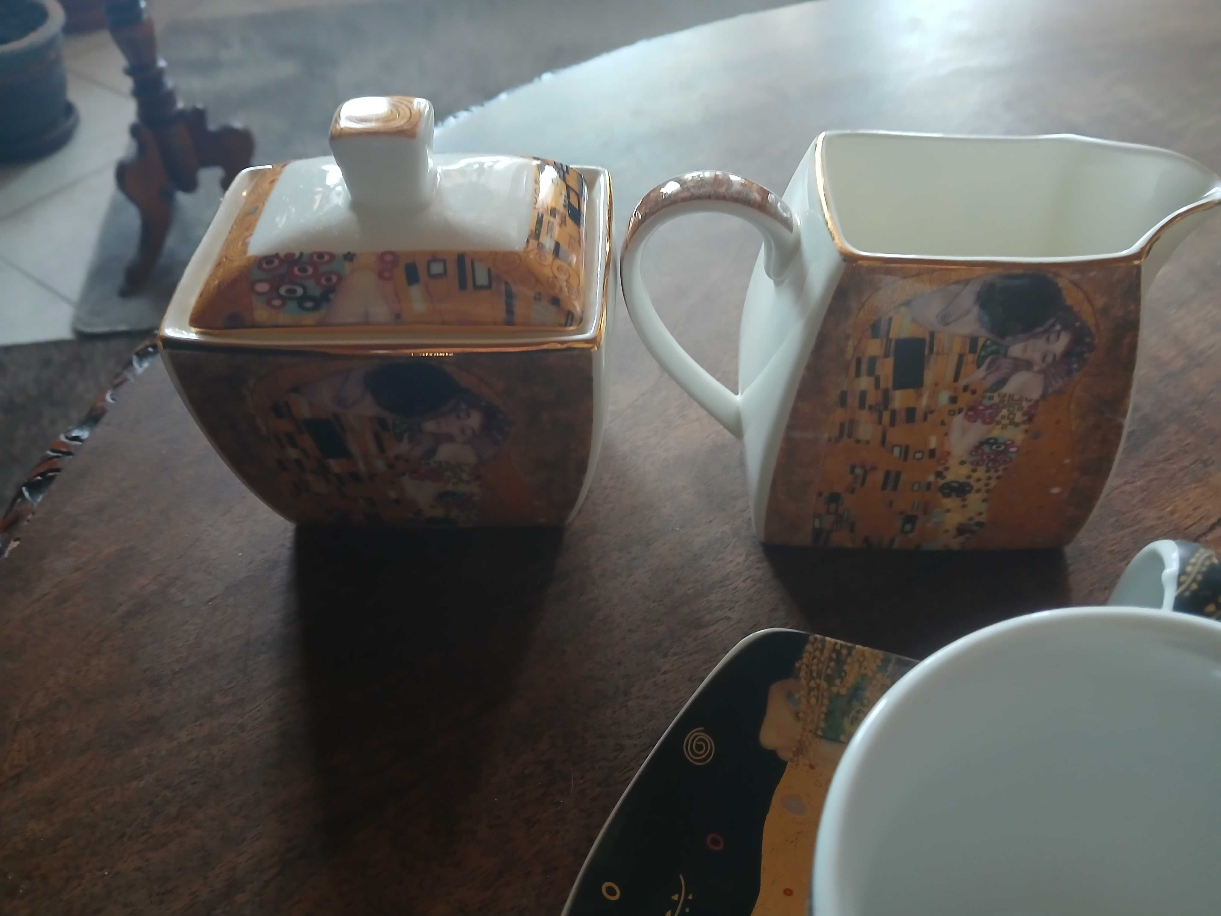 porcelanowa zastawa Gustaw Klimt