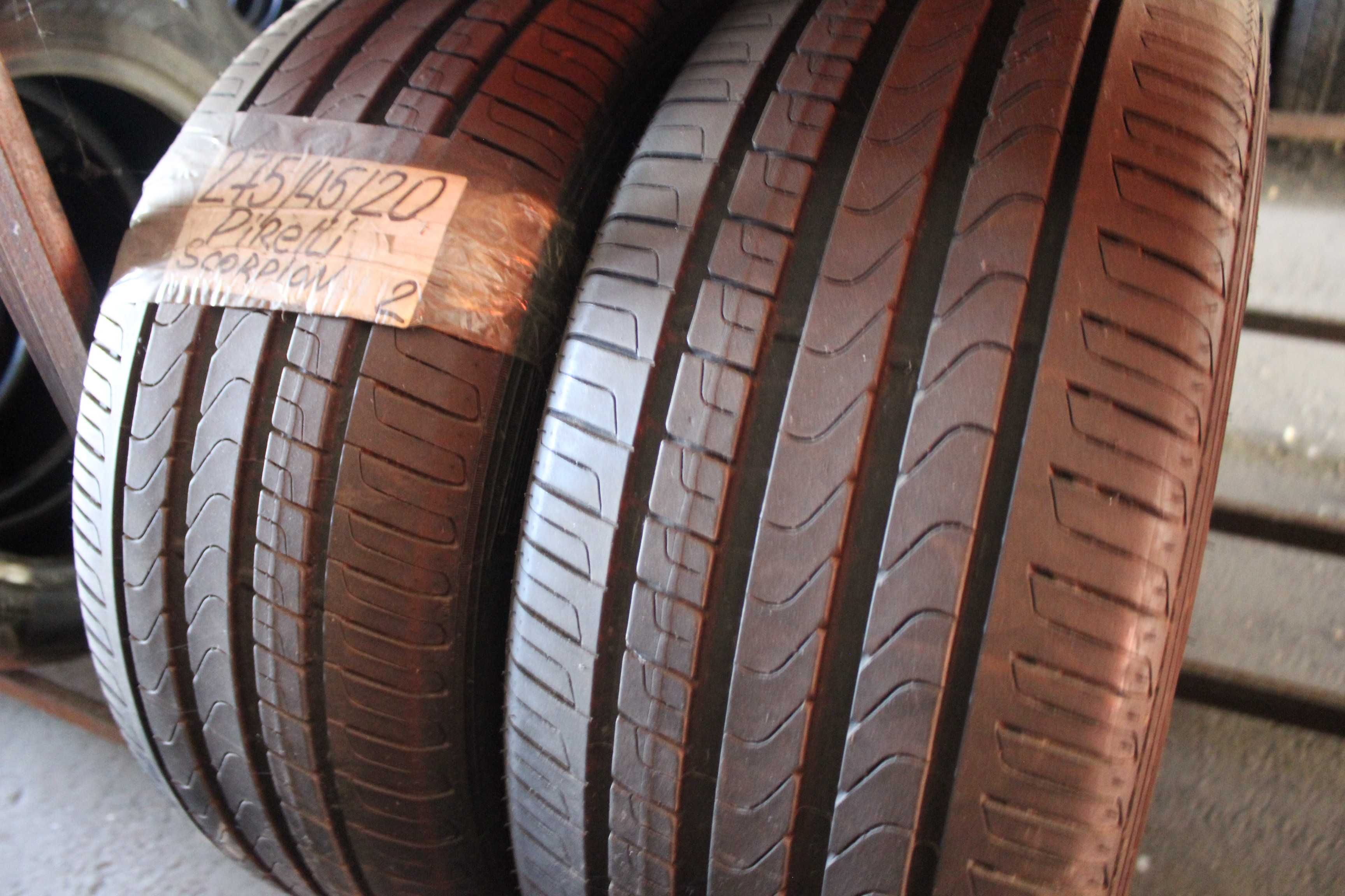 275-45-R20 PIRELLI SCORPION 2 штуки пара летней резины GERMANY