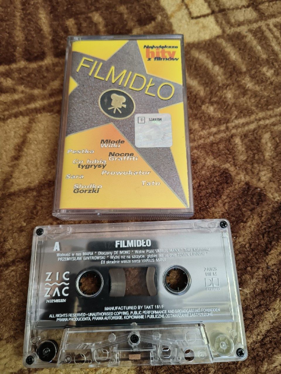 Filmidło - Hity z Filmów Polskich Kaseta Magnetofonowa