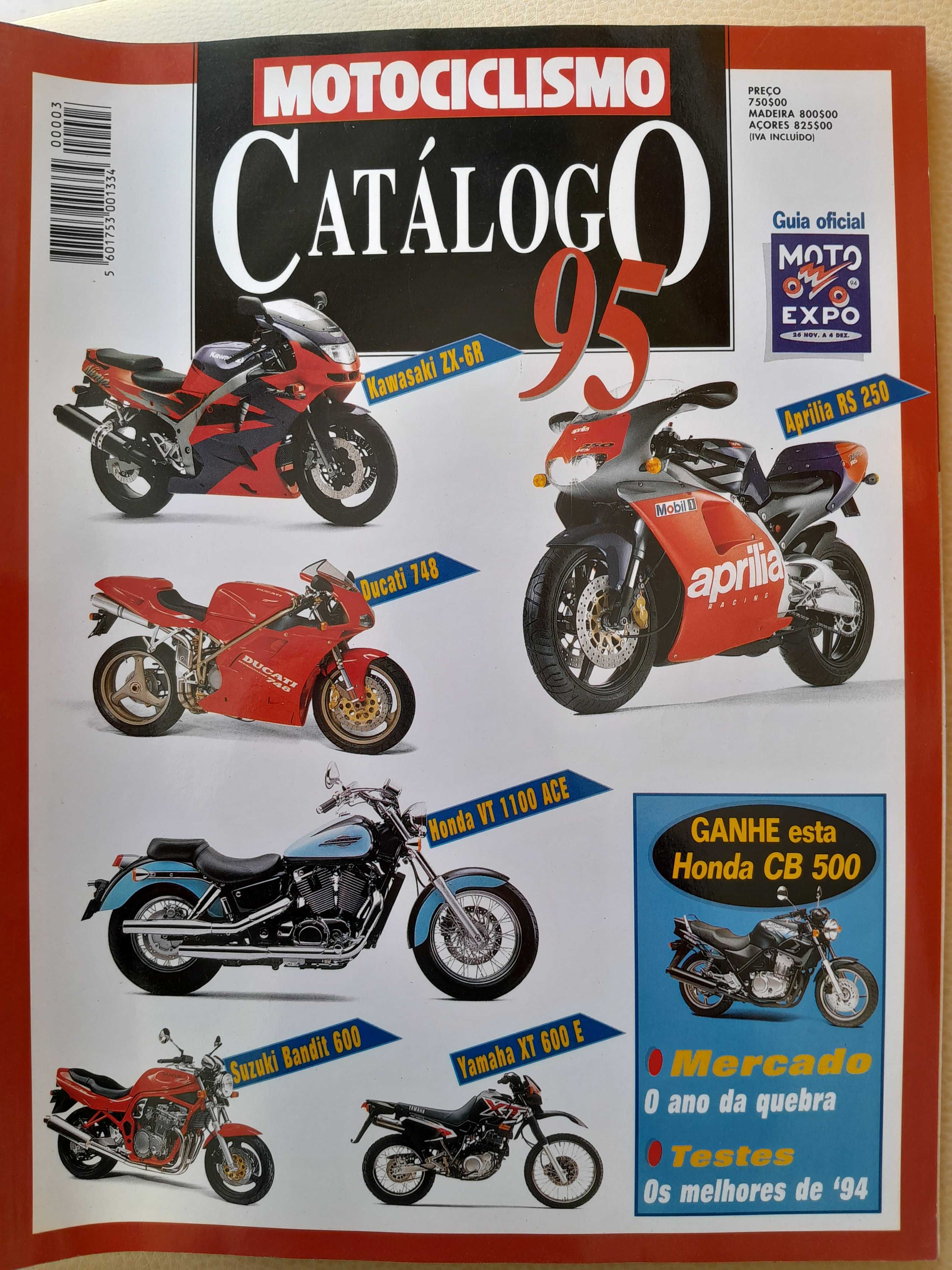 Catalogos Motociclismo 1994 e 1995