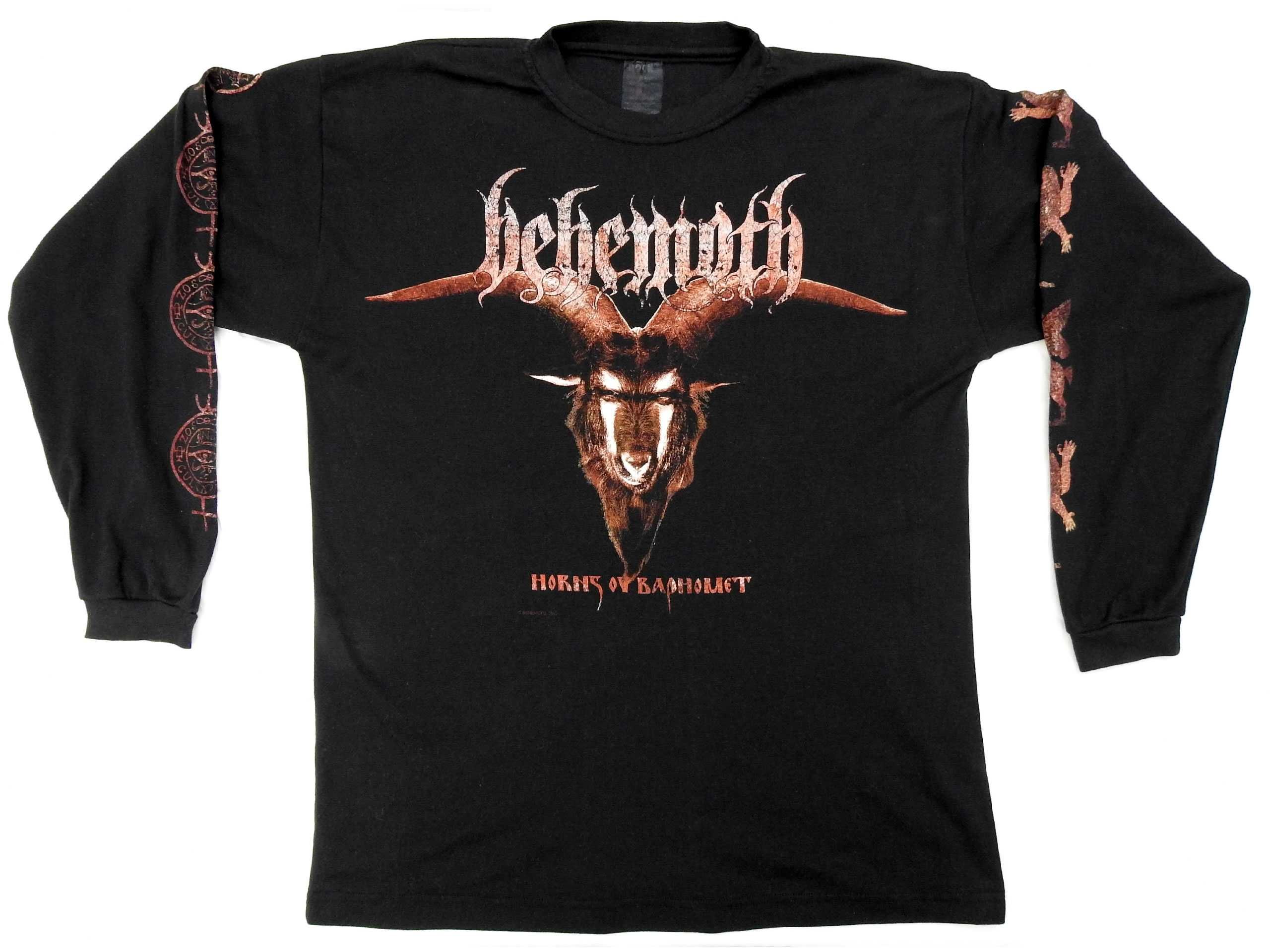 longsleeve  BEHEMOTH z trasy "Horns Ov Baphomet" z 2002