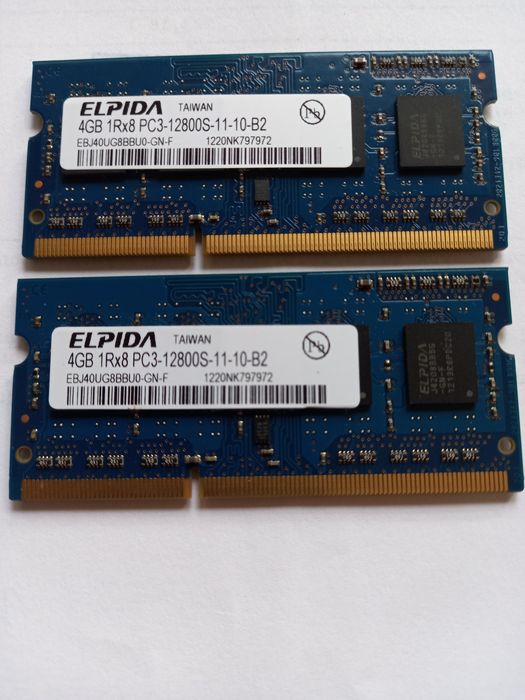 DDR3 8Gb [4Gbх2] для ноутбука.