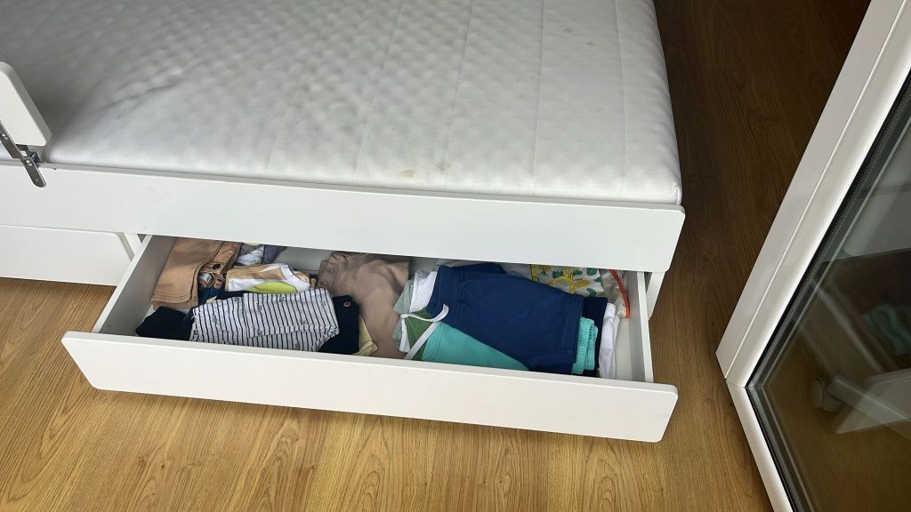 Cama criança + gaveta SLAKT