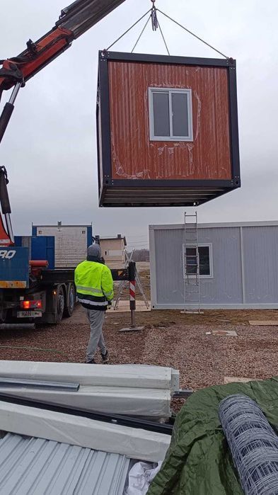 Kontener Biurowy 6x3m Socjalny Magazynowy Budowlany Letniskowy