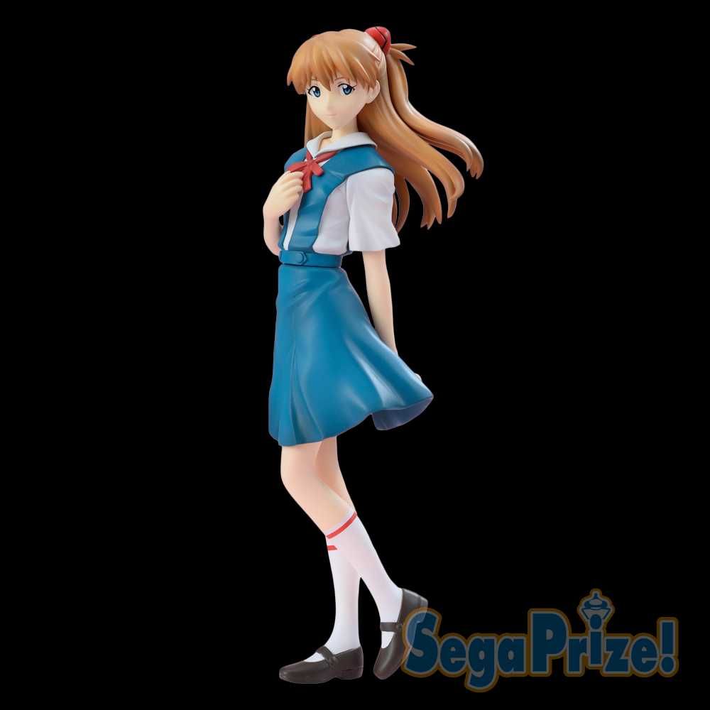 Figurka Anime Manga Evangelion - Asuka School Uniform - SEGA - 21cm