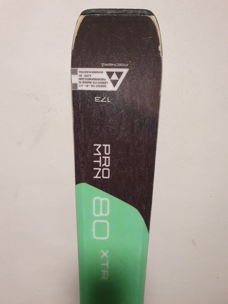 Narty FISCHER PRO MTN 80 XTR 173 zapięcia 10 RS