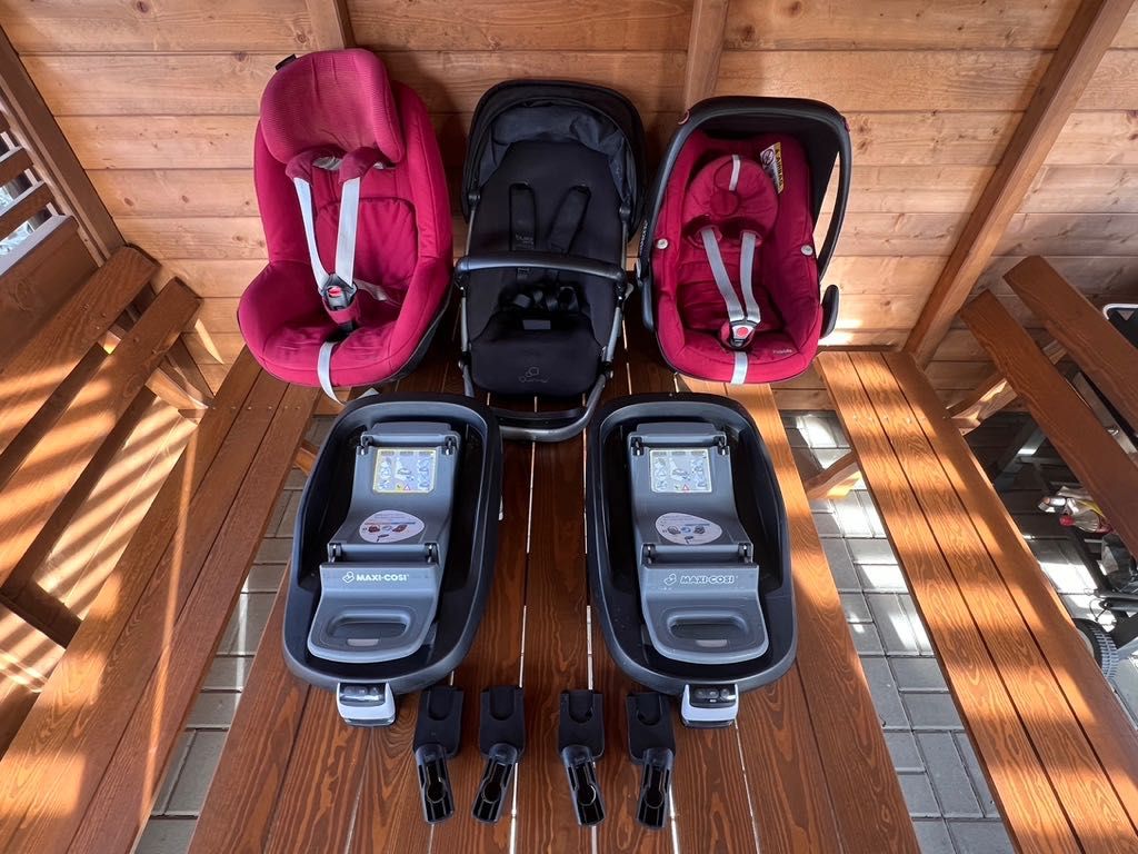 MAXI COSI duży zestaw dla dziecka + GRATIS rowerek 3 kołowy.