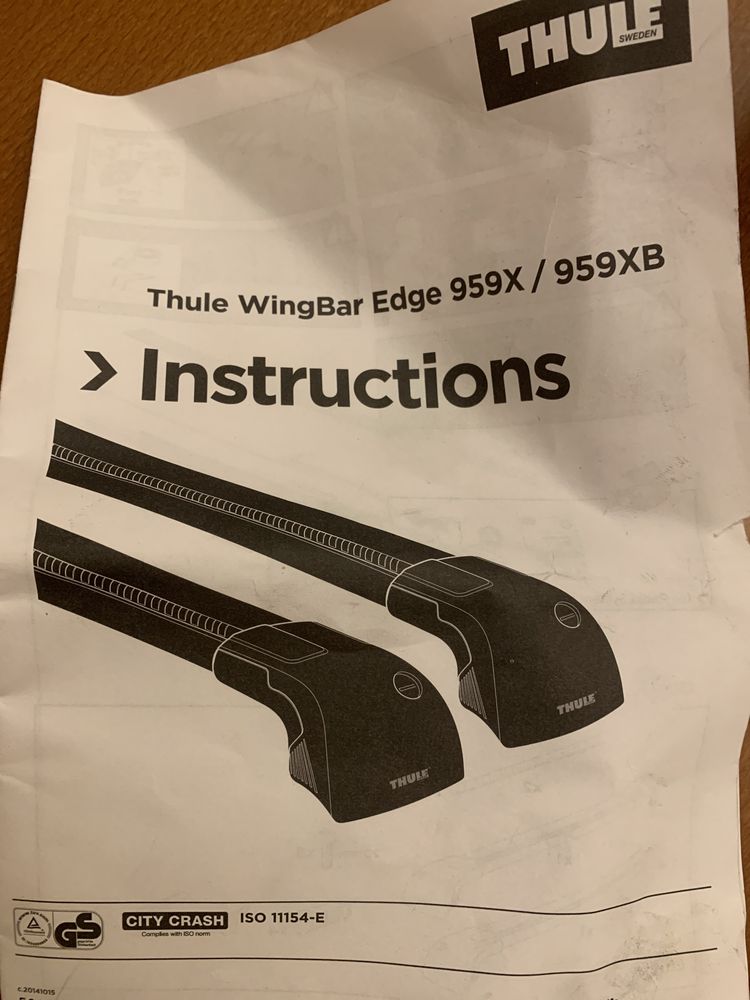 Thule WingBar Edge 959X/959XB cichy!!!