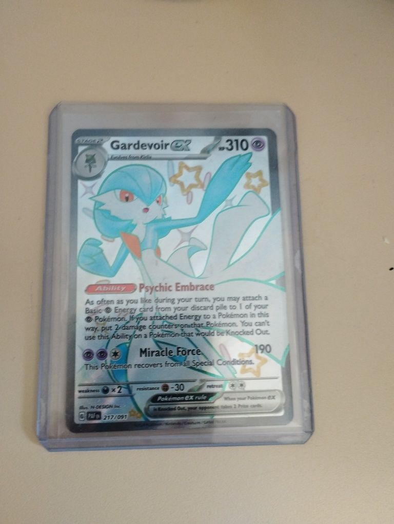 Gardevoir ex 217/091 karta pokemon