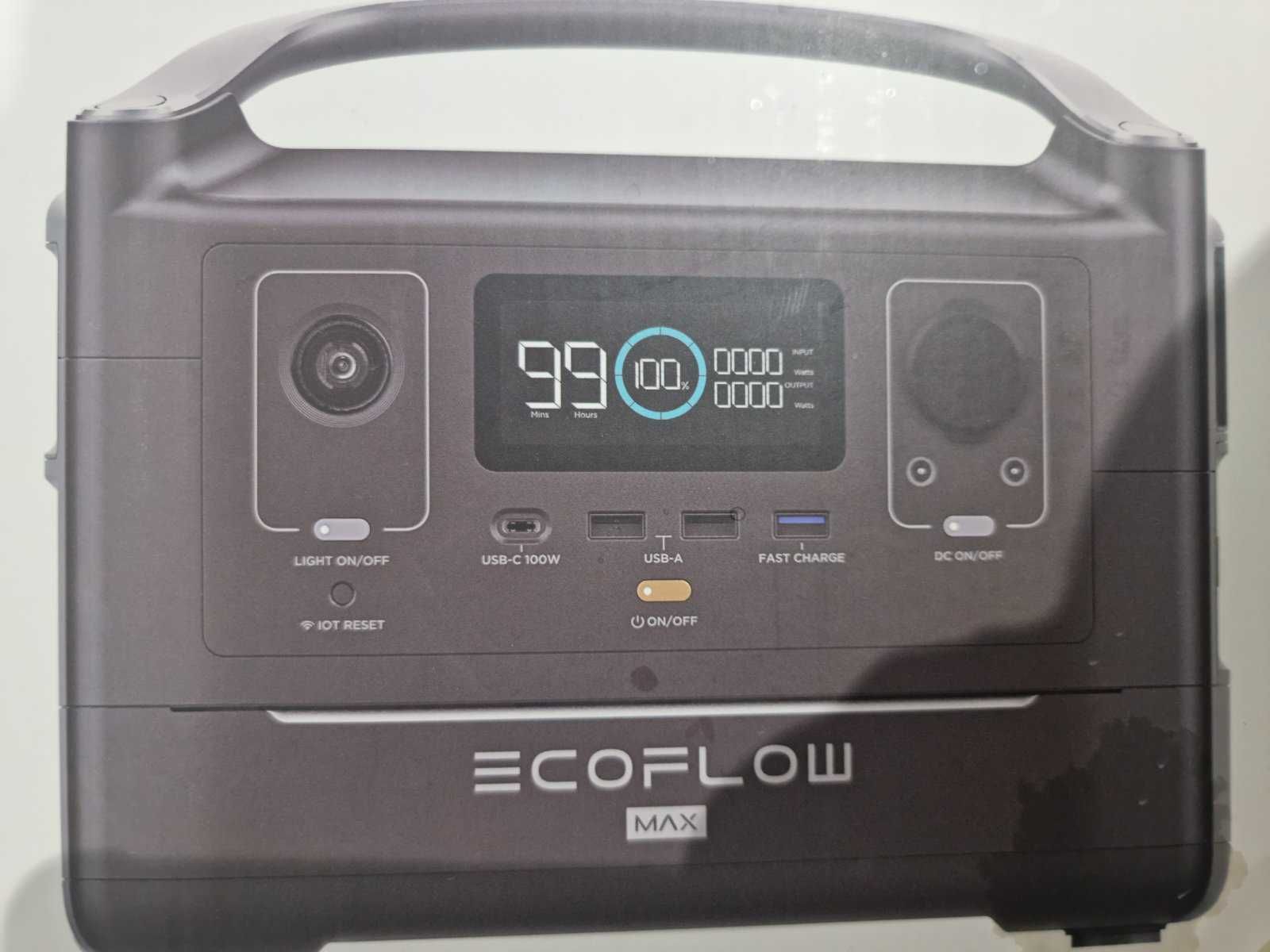 Зарядная станция EcoFlow RIVER Max 600MAX-EU 600Вт