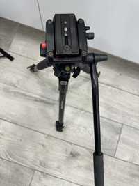 Штатив Manfrotto 190xb з головою 701hdv