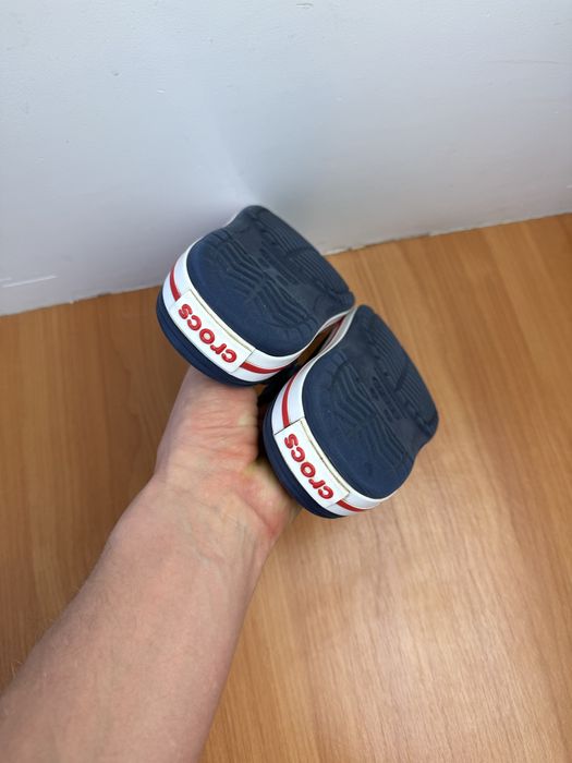 Шлепанцы Crocs Crocband размер 33 оригинал детские синие сабо тапочки