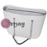 Czarny organizer do OBAG STANDARD plecionka 2 kieszenie OMAY