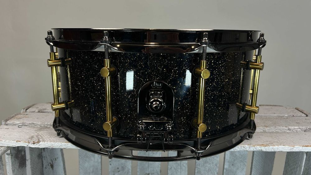 FAT Maple Keller Custom 14" x 6,5" - Black Galaxy - Werbel