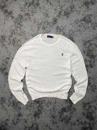 Polo ralph lauren white longsleeve L size