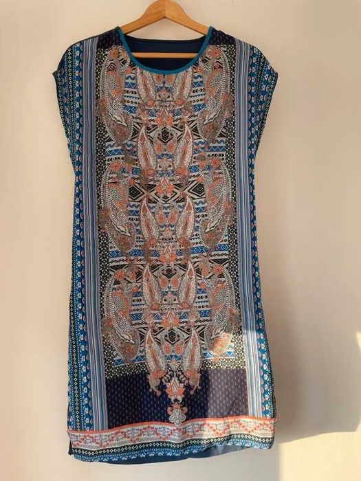 Sukienka boho arabeski wzorki tunika
