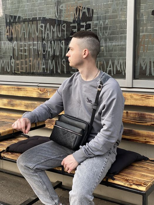 Чоловіча сумка Louis Vuitton мужская сумка барсетка мессенджер клатч