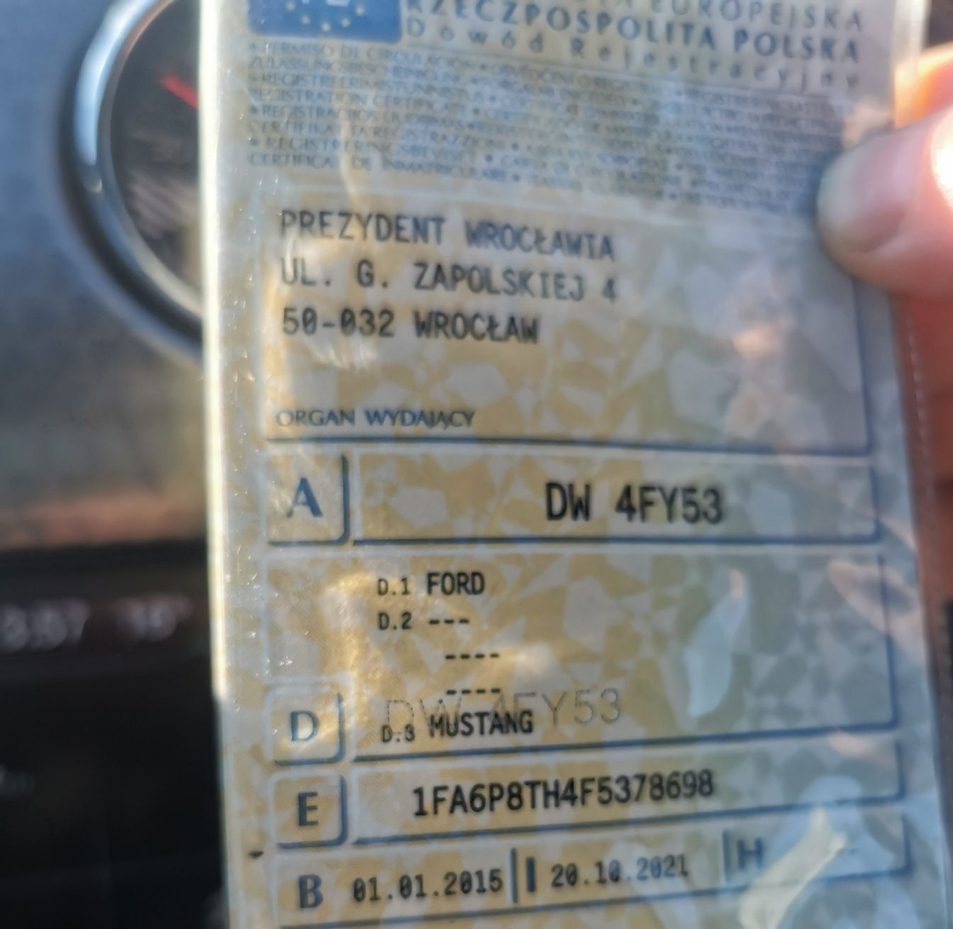 Ford Mustang VI performance