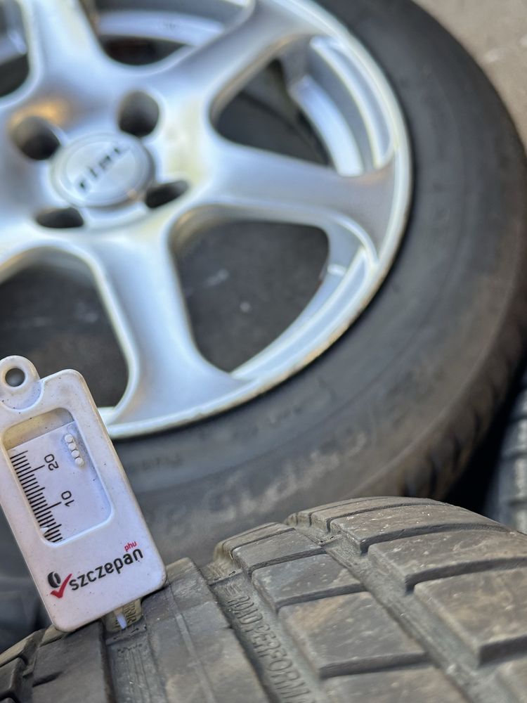 Koła felgi aluminiowe RIAL 4x100 R15 185/65 R15 letnie opony 2024 rok