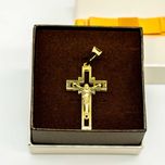 złota zawieszka 585 2,37gram 4,5cm KRZYŻ krzyżyk NOWY WYSYŁKA GRATIS
