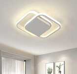 Lampa sufitowa LED DAXGD 24W, nowoczesna kwadratowa POWYSTAWOWY