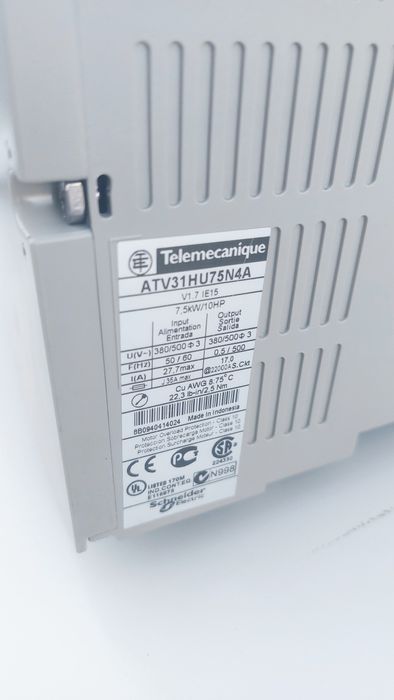 Variador velocidade 7.5 kw = 10 cavalos de potência