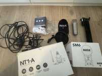 Rode NT1-A, Shock Mount with Pop Filter SM6 - zestaw dla rapera.