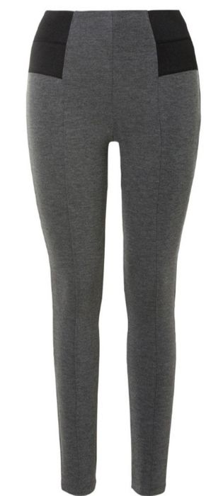 Jegginsy damskie z wysokim stanem z lycrą