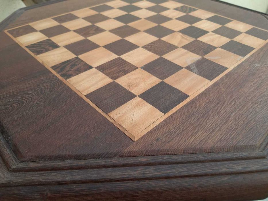 Tampo Mesa de Xadrez em madeira