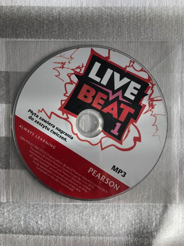 Płyta CD mp3 do WORKBOOK LIVE BEAT 1- do zeszytu ćwiczeń