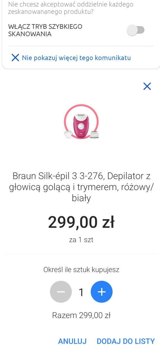 Depilator BRAUN SE3-276