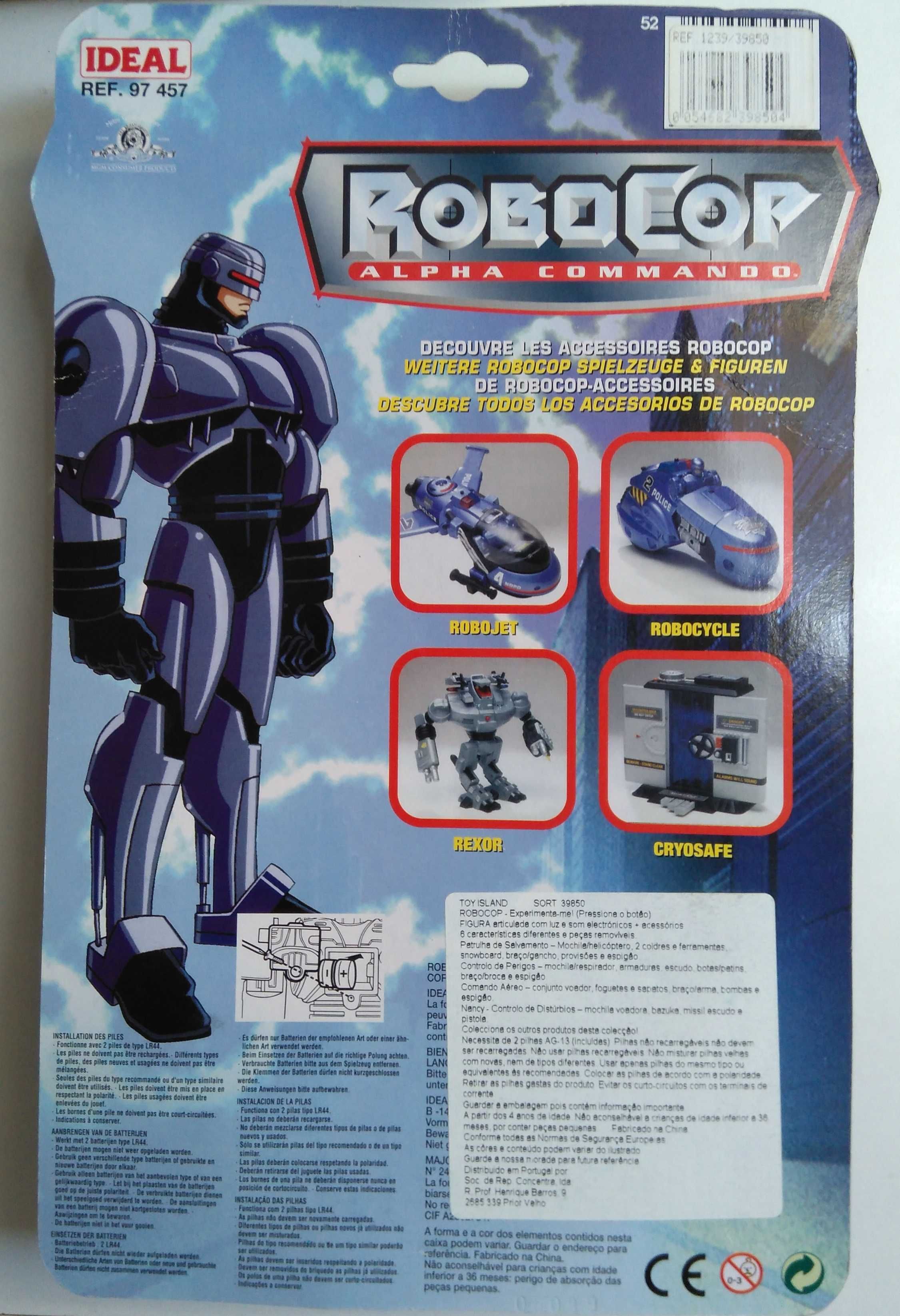 Robocop. Brinquedo novo e embalado.