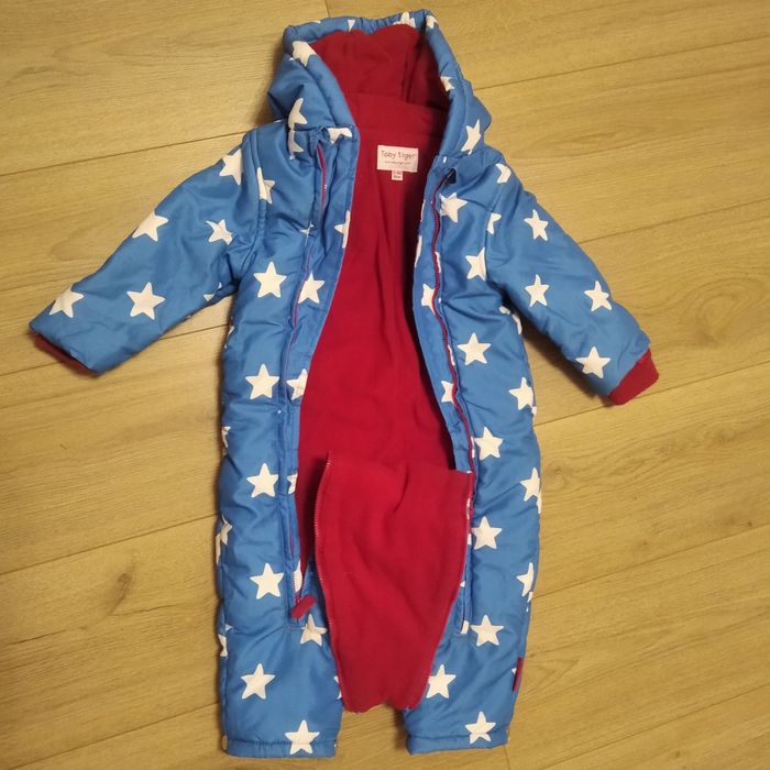 Зимовий дитячий комбінезон Toby Tiger розмір 12-18м. 86 см.