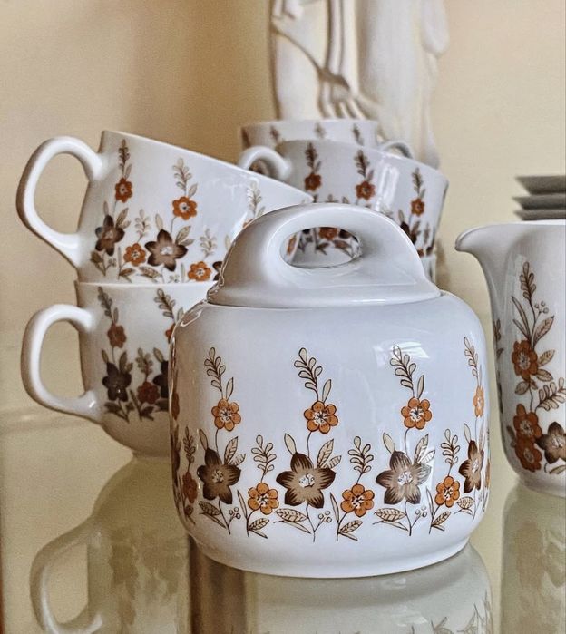 Вінтажний, кавовий набір посуду. 1940 р