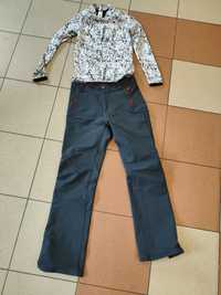 Spodnie i bluzka trekingowa decathlon r.152