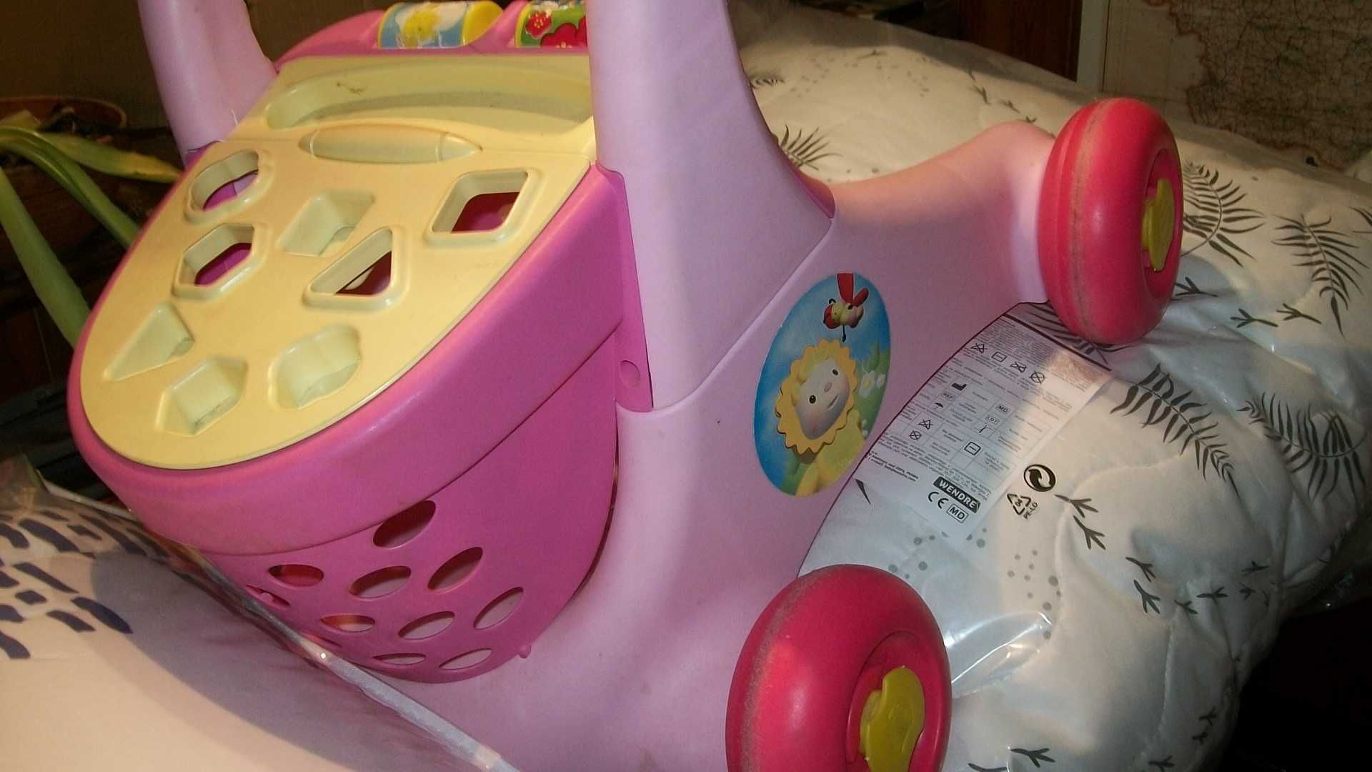 pchacz kosz na kołach do zabawek, koszyk pojazdy