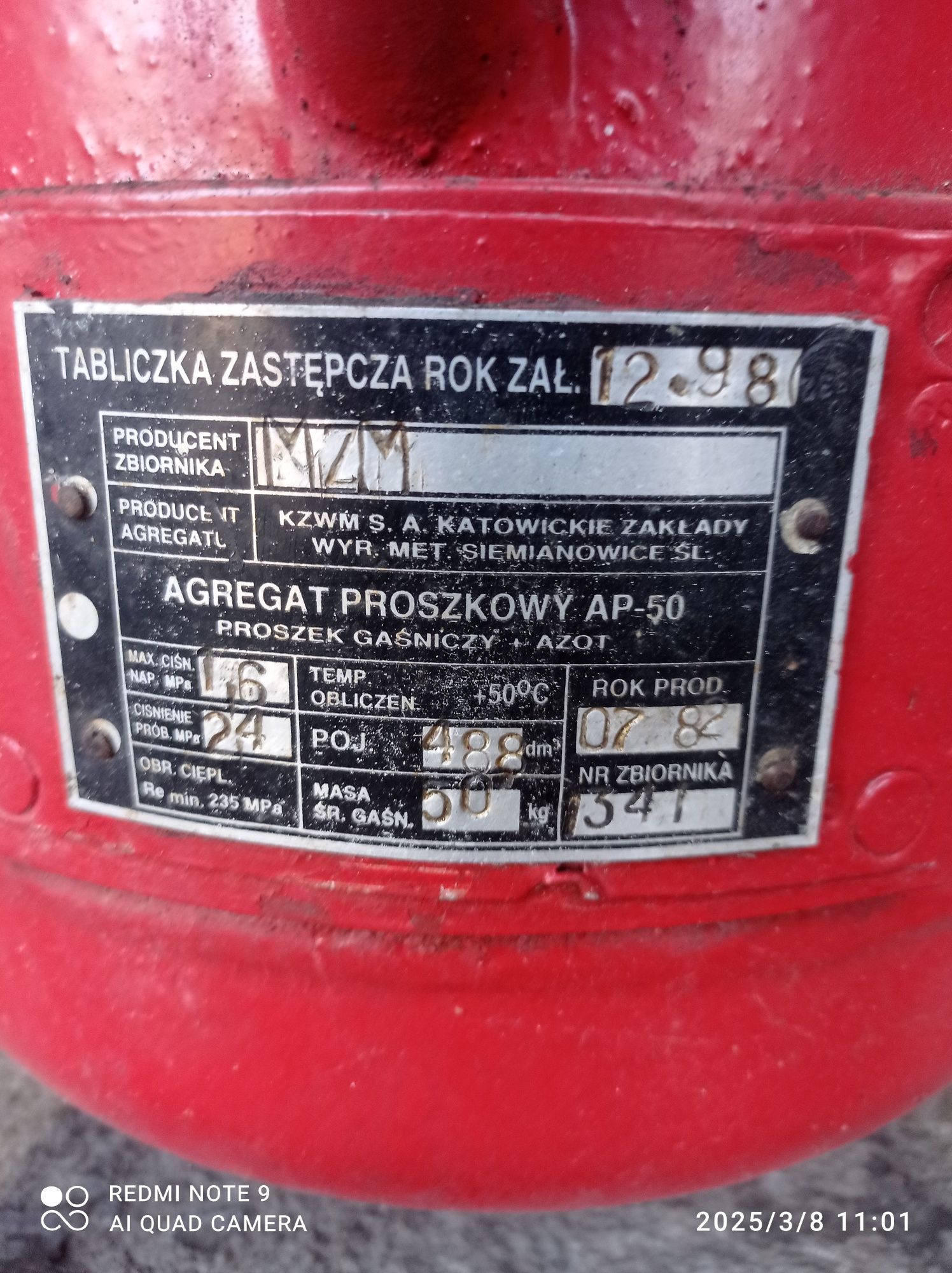 Agregat gaśniczy AP 50