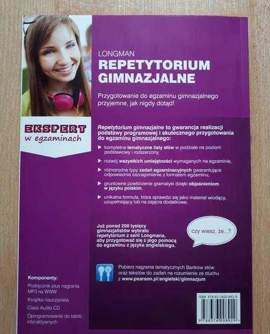 Repetytorium gimnazjalne język angielski LONGMAN