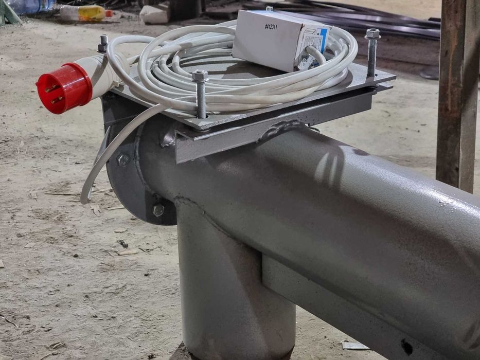 Шнек Ø133мм 6м для брикетов шнековий погрузчик зерна зерновой шнековый