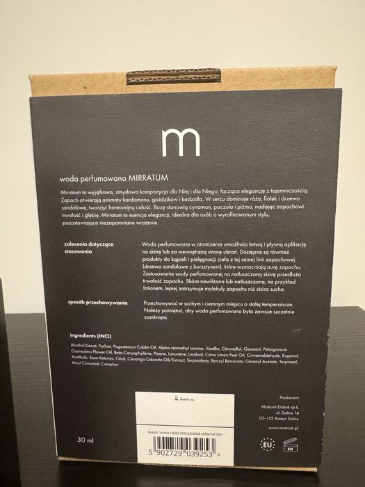 Mirratum Mokosh woda perfumowaba