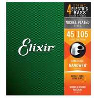Struny do gitary basowej Elixir Bass 45-105