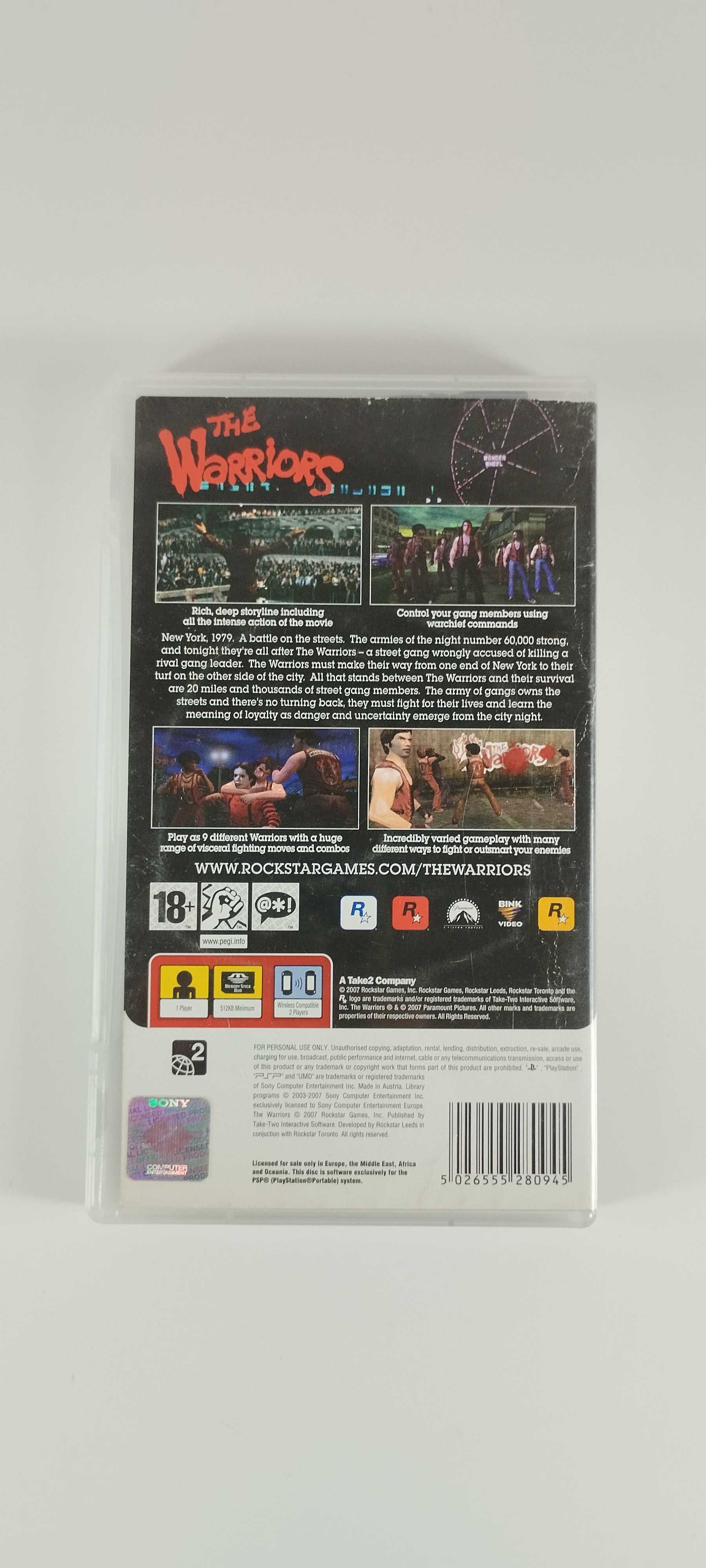 The Warriors Playstation Portable PSP