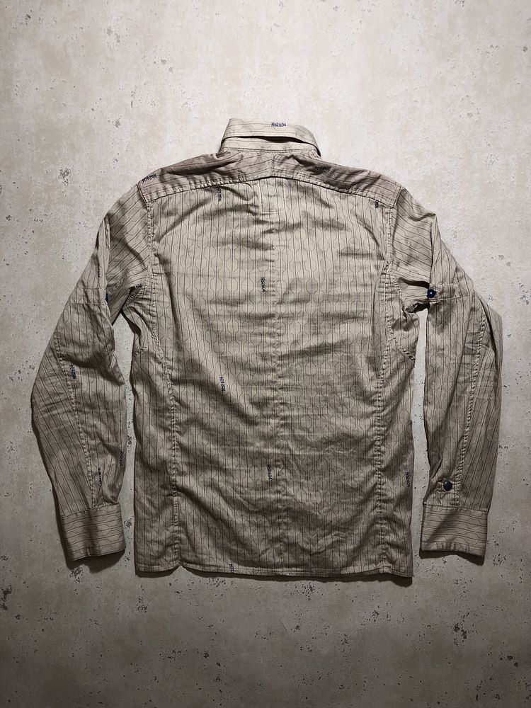 Сорочка G-Star Raw Motor Mesh Shirt L/S casual outdoor cargo