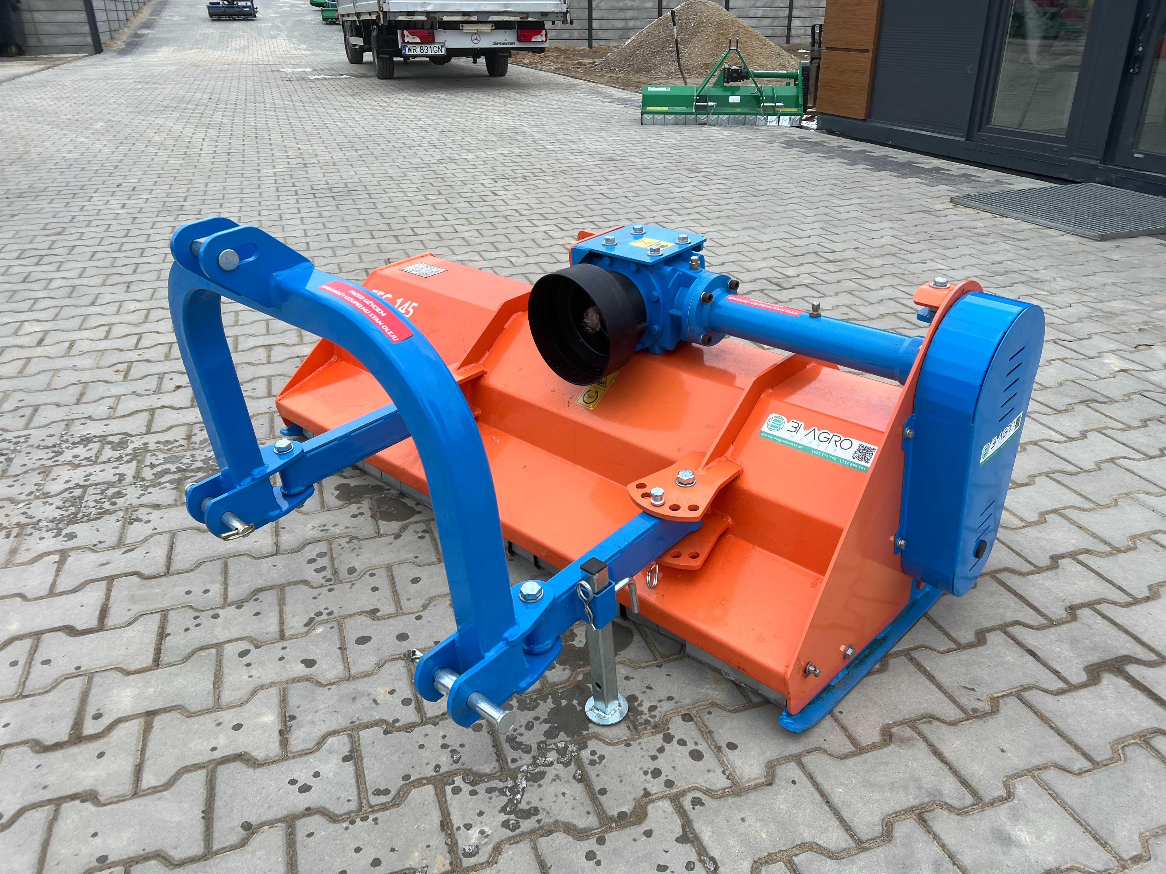 Kosiarka bijakowa + przesuw 1.25 -1.45 -1.65m mulczer Młotek450g -RATy