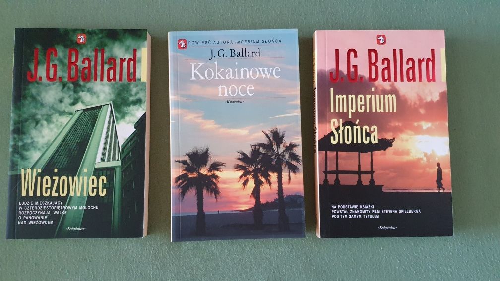 Książki J.G. Ballard, trójpak "Zabójczo dobre powieści"
