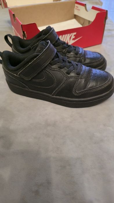 Кросівки nike чорні шкіряні