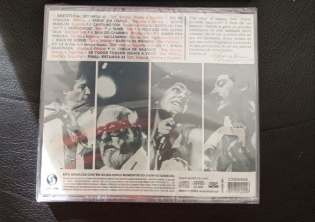 CD selado Tom Jobim Vinicius de Moraes Toquinho e Miú