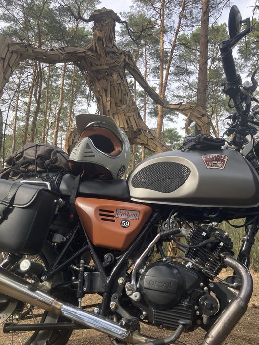 Orcal Sirio 125cc scrambler cafe racer